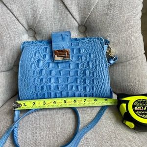 Brahmin crossbody great organization turquoise good condition